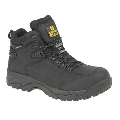 Amblers Safety FS190 Waterproof Black Crazy Horse Leather Work Boots