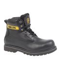 Amblers Safety FS9 Smooth Black Action Leather Unisex Welted Work Boots