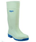 Amblers Safety FS98 Budget White Ribbed PVC S4 Unisex Wellington Boots