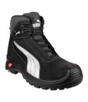 Puma Cascades Black Leather Metal Free Lightweight Mens Safety Boots