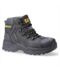 CAT Waterproof Black Leather Non Metallic S1P SRC Everett Safety Boots