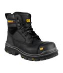 Caterpillar Gravel Premium Black S3 Water Resistant Leather Safety Boots