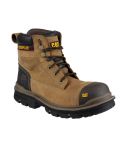 CAT Gravel Premium Dark Brown S3 Leather Upper Mens Safety Work Boots
