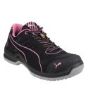 Puma Boots & Shoes Ladies ESD Black with Pink Contrast Fuse Technic Trainers