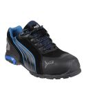 Puma Rio Low Black with Blue Contrast Lightweight Mens Safety Trainers