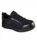 Skechers Work SK200013EC Black S1P ESD Synergy Omat Safety Trainers