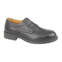 Amblers Safety Smooth Black Leather FS65 Executive Gibson Work Shoes