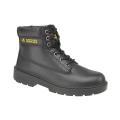 Amblers Safety Unisex FS112 Smooth Black Action Leather Work Boots