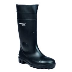 Dunlop Footwear 142PP Unisex Black PVC Nitrile Safety Wellington Boots