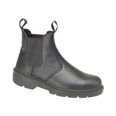 Amblers Safety Unisex FS116 Black Action Leather Dealer Work Boots