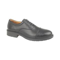 Amblers Safety FS43 Smooth Black Leather Executive Oxford Work Shoes