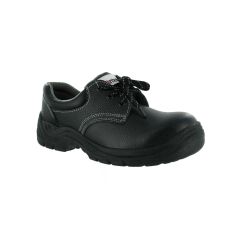Centek Safety FS337 Black Split Leather Upper Budget Unisex Work Shoes