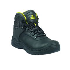 Amblers Safety Waterproof Black Leather Unisex FS220 Work Hiker Boots