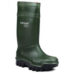 Dunlop Purofort Thermo Plus C662933 Green Full Safety Wellington Boots