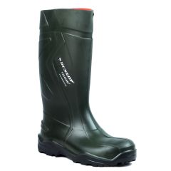 Dunlop Purofort Plus Green C762933 Full Safety Standard Wellington Boots