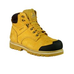 Amblers Safety FS226 Waterproof Honey Nubuck Leather Classic Work Boots