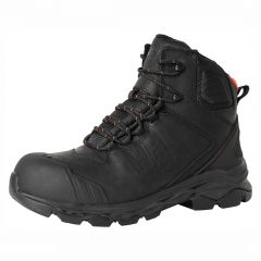 Helly Hansen Black Leather S3 Front Scuff Cap Oxford ESD Safety Boots