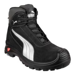 Puma Cascades Black Leather Metal Free Lightweight Mens Safety Boots