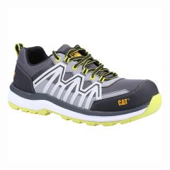 CAT Non Metallic Black Lime Textile S3 SRC Charge ESD Safety Trainers
