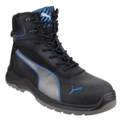 Puma Boots & Shoes Essentials Atomic Black Leather S3 SRC Mens Safety Boots