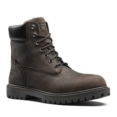 Timberland Waterproof Full Grain Brown Leather Mens Iconic Safety Boots