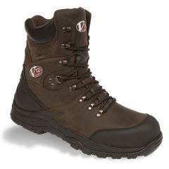 V12 Rocky V1255 High Leg Premium Brown Leather Waterproof Boots